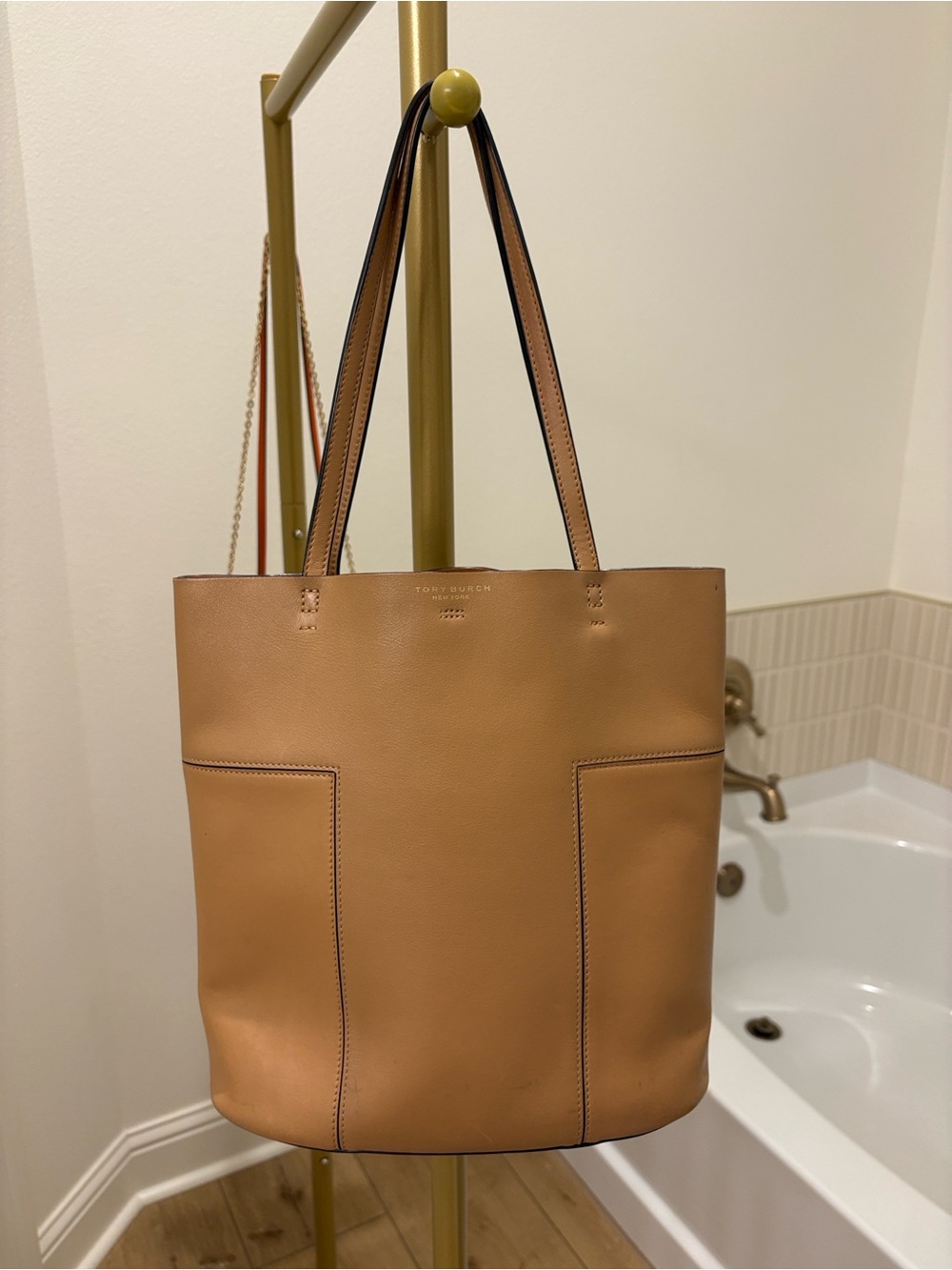 Camel Tory Burch Tote